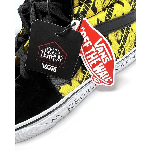Vans x The Shining Mens Sz 10 SK8 HI Sneakers Red Rum House of Terror main image 7